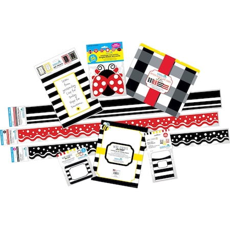 Barker Creek Buffalo Plaid Designer Dcor Collection, 215 Pieces/Set 3726